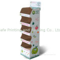 Corrugated Cardboard Floor Display Portable For Promotion And Exhibition